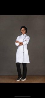 روپوش زنانه هان شف - فروشگاه لباس فرم هپی شف - تولیدکننده انواع روپوش زنانه