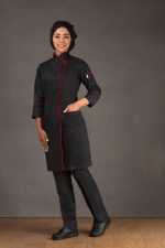 روپوش زنانه هان شف - فروشگاه لباس فرم هپی شف - تولیدکننده انواع روپوش زنانه