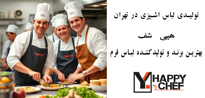 تولیدی لباس اشپزی در تهران - فروشگاه لباس فرم هپی شف - بهترین تولیدکننده لباس فرم پرسنل