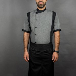 روپوش کار کاپیتان - فروشگاه لباس فرم هپی شف - تولیدکننده انواع روپوش اشپزی