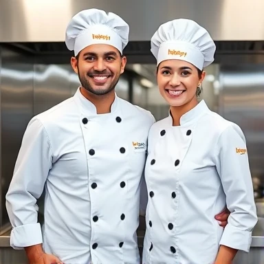 خرید روپوش آشپزی و لباس فرم در ایلام - فروشگاه لباس فرم پرسنل هپی شف - تولیدکننده انواع لباس فرم اداری