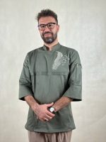 روپوش سرآشپز پیکو - فروشگاه لباس فرم هپی شف - قیمت انواع روپوش مردانه باکیفیت