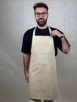 پیشبند کتان سورنا - فروشگاه لباس فرم پرسنل هپی شف - تولیدکننده انواع پیشبند باکیفیت