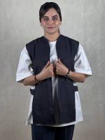 وست رستورانی جلو باز (کاور فیلا ویتر) - فروشگاه لباس فرم پرسنل هپی شف - تولیدکننده انواع وست مردانه و زنانه