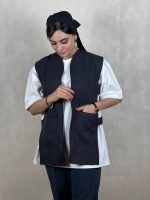 وست رستورانی جلو باز (کاور فیلا ویتر) - فروشگاه لباس فرم پرسنل هپی شف - تولیدکننده انواع وست مردانه و زنانه